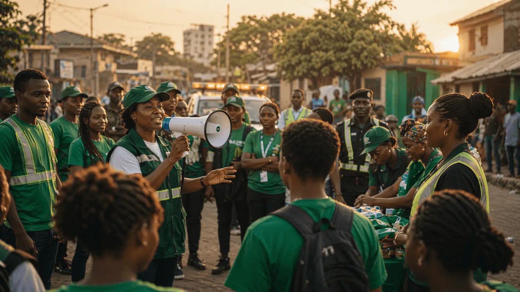 Safety & Security Volunteerism header visual